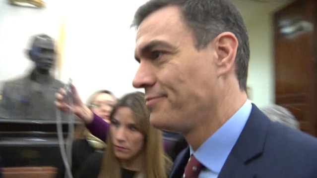 Sánchez abandona el Congreso tras aprobarse la nueva senda de estabilidad