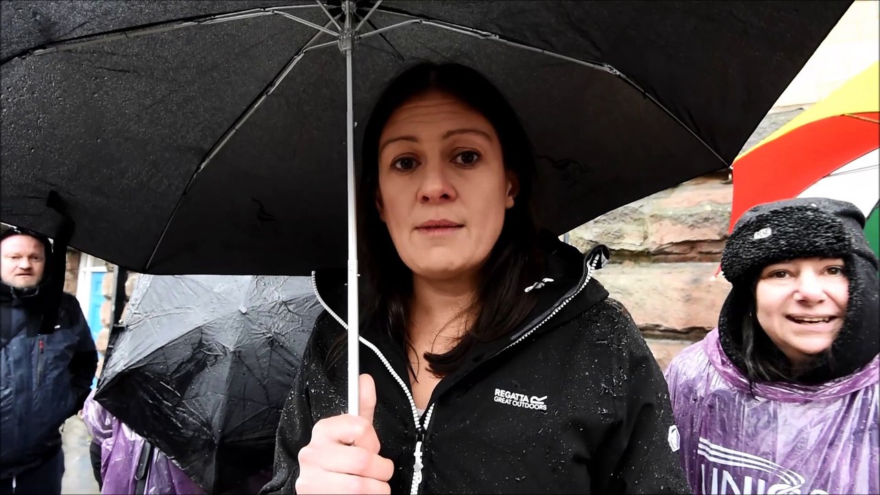 Wigan MP Lisa Nandy joins the Addaction strike