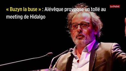 « Buzyn la buse » : Alévêque provoque un tollé au meeting de Hidalgo