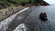Çanakkale ayvacık'ta göçmenler botlarla yunan adalarına geçmeye çalışıyor-2