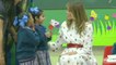 Melania Trump reaches school,students welcome her with Aarti