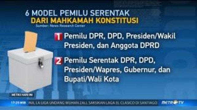 DPR akan Kaji Putusan MK soal Desain Pemilu Serentak