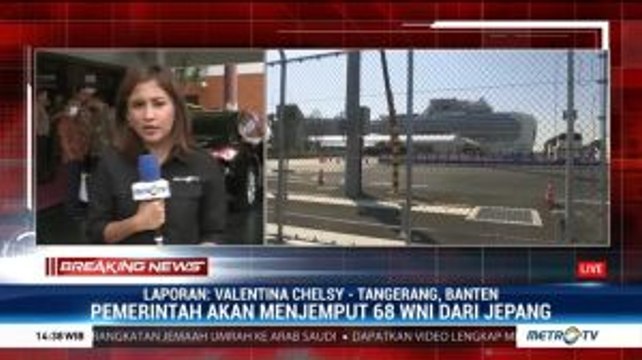 Tim Evakuasi 68 WNI ABK Diamond Princess Diberangkatkan