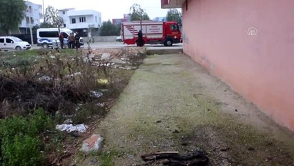 Adana'da yangın çıkan evde hasar oluştu