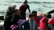 Mülteciler, Ayvacık'tan Yunanistan'ın Midilli Adası'na geçmeye çalışıyor