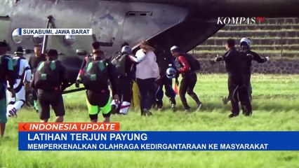 Gelar Latihan Rutin, Ini Dia Aksi Terjun Payung Ala TNI AD
