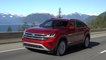 2020 Volkswagen Atlas Cross Sport in Aurora Red Driving Video