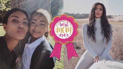 Kim Kardashian Proves To Be A Hands-On Mommy