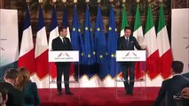Vertice Italia-Francia a Napoli- conferenza stampa di Conte e Macron (27.02.20)