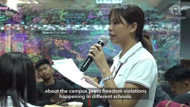 What problems do student journalists face when press freedom is under attack?