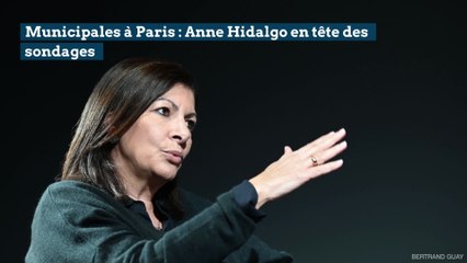 Municipales à Paris: Anne Hidalgo en tête des sondages