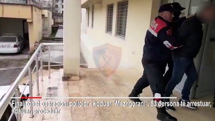 Policia publikon pamjet e operacionit “Mezhgorani”, ku u prangosen 34 persona