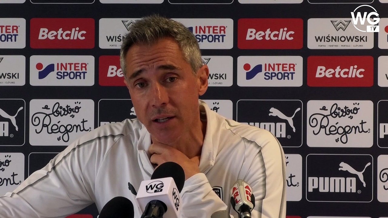 Paulo Sousa : "Le match contre Nice sera complètement différent de celui de Paris"