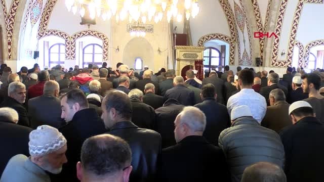 Hatay'da cuma hutbesini diyanet işleri başkanı erbaş okudu