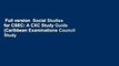 Full version  Social Studies for CSEC: A CXC Study Guide (Caribbean Examinations Council Study
