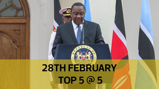 Top 5 @ 5: Uhuru summons Jubilee MCAs, New CSs sworn in, Coronavirus isn't most deadly -PS Kamau