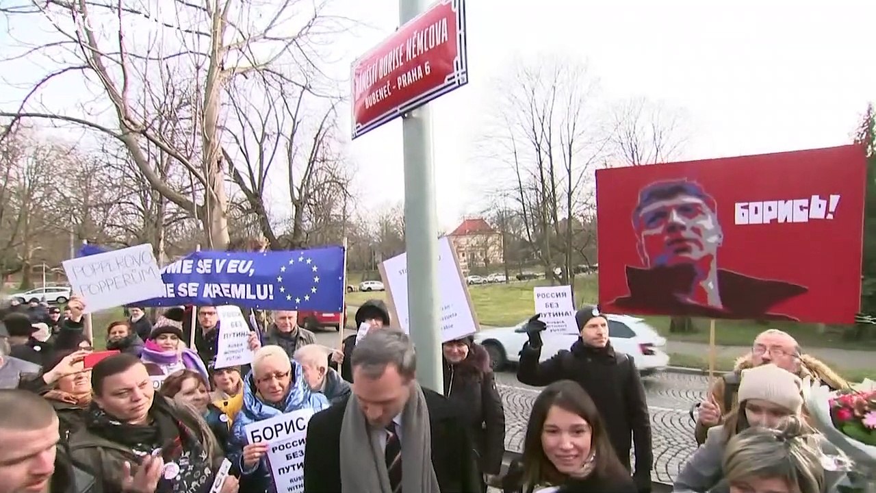 В Праге появилась площадь Бориса Немцова