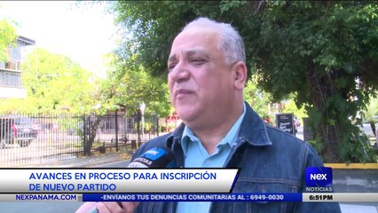 Avances en proceso para inscripción de nuevo partido - Nex Noticias