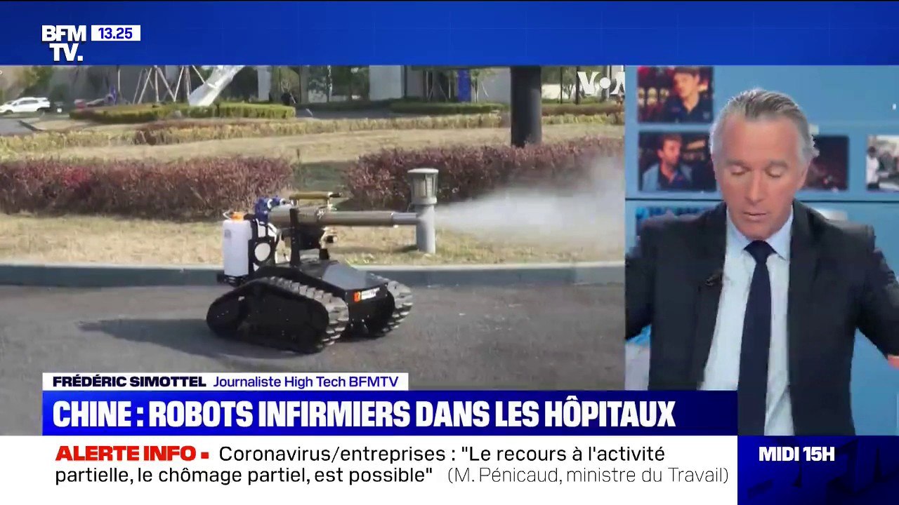 Coronavirus : les hôpitaux chinois font appel aux robots