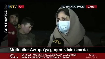 Avrupa'ya geçmeye çalışan sığınmacı; 'sınır kapısı kapalı, denizden geçebilirsiniz dediler '