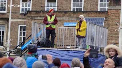 Greta Thunberg asks UK: 'I will not be silent while the world is on fire – will you?'