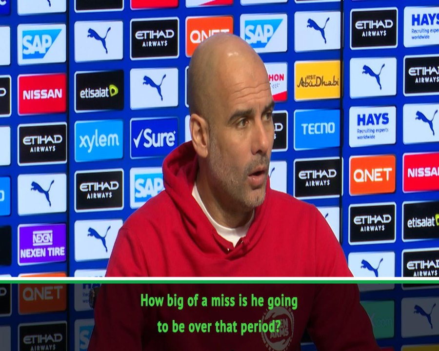 Laporte out '3-4 weeks' - Guardiola