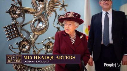 A Look at Queen Elizabeth's Outfit for Her Surprise Visit to MI5