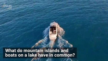 Volcanic Islands Carve Boat Wake-Like Ripples in the Sky