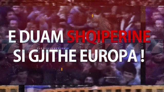 MANIFESTIMI I 2 MARSIT, META «TUBIM EUROPIAN PA DHUNE» - News, Lajme - Kanali 7