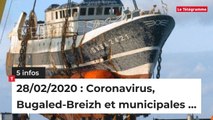 Coronavirus, Bugaled-Breizh et municipales … 5 infos du 28 février