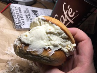 Get a Load of This Bagel With Way Too Much Cream Cheese