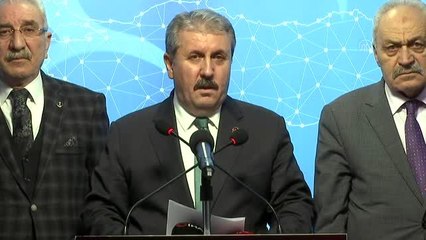 Destici: "Bugün milli birliğimizi zinde tutma zamanıdır"