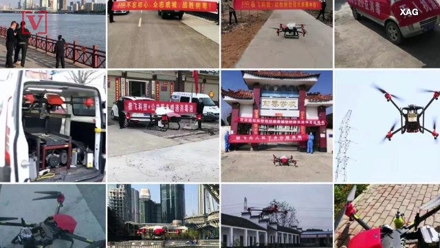 Agriculture Tech Company Uses Robots & Drones to Disinfect Coronavirus-Infected Areas of China