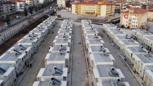 Çift Katlı Konteyner Evlerin Anahtarları Teslim Edilmeye Başlandı