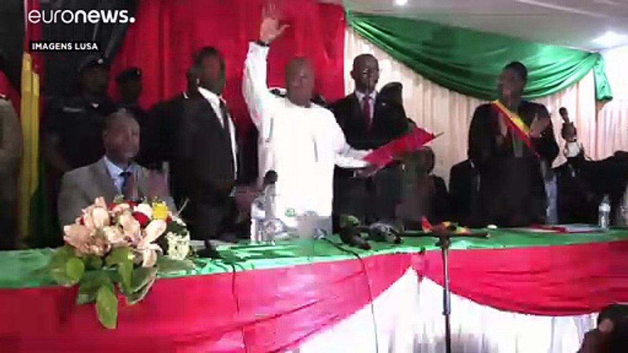 Umaro Sissoco Embaló com tomada de posse simbólica na Guiné-Bissau