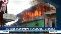 Belasan Rumah di Kawasan Eks Lokalisasi di Jambi Ludes Terbakar