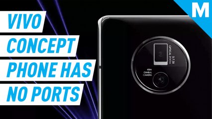 The concept for Vivo's new Apex phone has zero ports and a 7.5x optical zoom camera