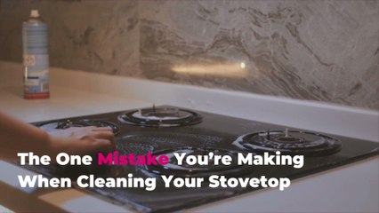 The One Mistake You’re Making When Cleaning Your Stovetop