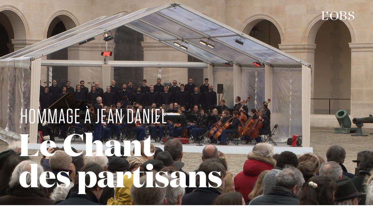Hommage à Jean Daniel : Le Chant des partisans par le Chœur de l'Armée française
