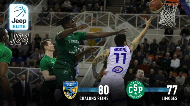 Jeep® ÉLITE : Châlons-Reims vs Limoges (J24)