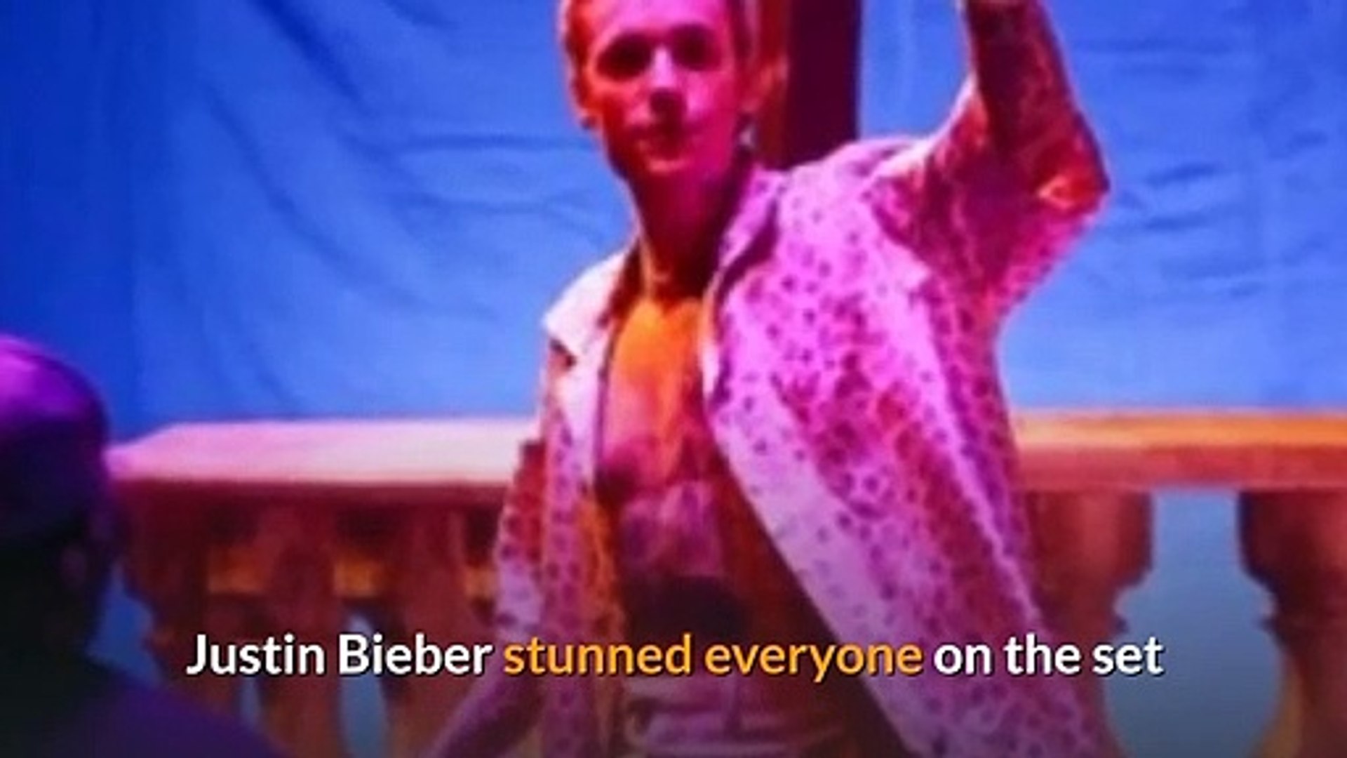 Justin Bieber appears to be a don, dances on set for new music video La Bomba