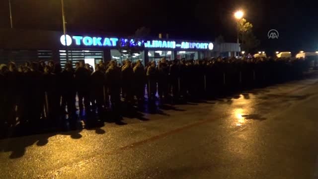 İdlib'de şehit olan Piyade Uzman Çavuş Akın'ın cenazesi Tokat'a getirildi