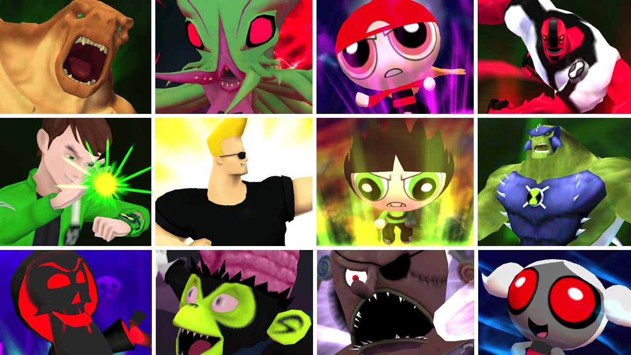 Cartoon Network: Punch Time Explosion XL All Characters Specials Super Attacks