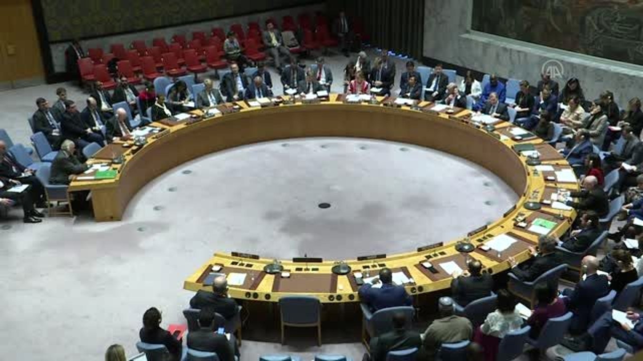 BMGK Toplantısı - Rusya'nın BM Daimi Temsilcisi Vasiliy Nebenzya (1) - BİRLEŞMİŞ