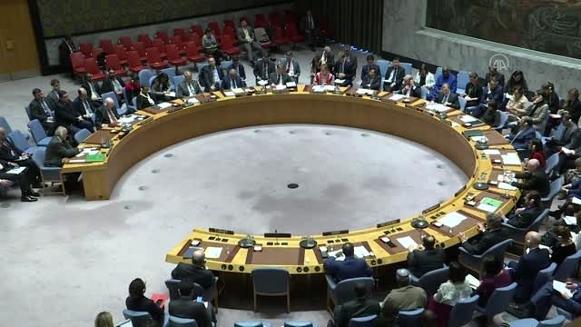 BMGK Toplantısı - Rusya'nın BM Daimi Temsilcisi Vasiliy Nebenzya (1) - BİRLEŞMİŞ