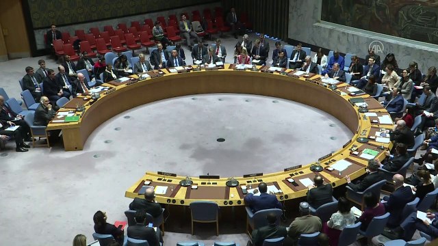 BMGK Toplantısı - Rusya'nın BM Daimi Temsilcisi Vasiliy Nebenzya (1) - BİRLEŞMİŞ MİLLETLER