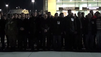 Şehit Astsubay Kıdemli Çavuş Akçadağ'ın cenazesi Kahramanmaraş'a getirildi