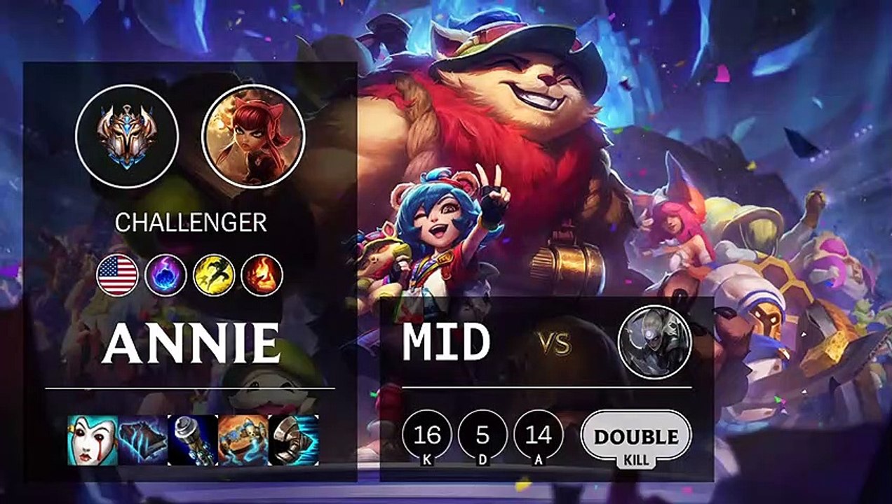 Annie Mid vs Diana - NA Challenger Patch 10.4