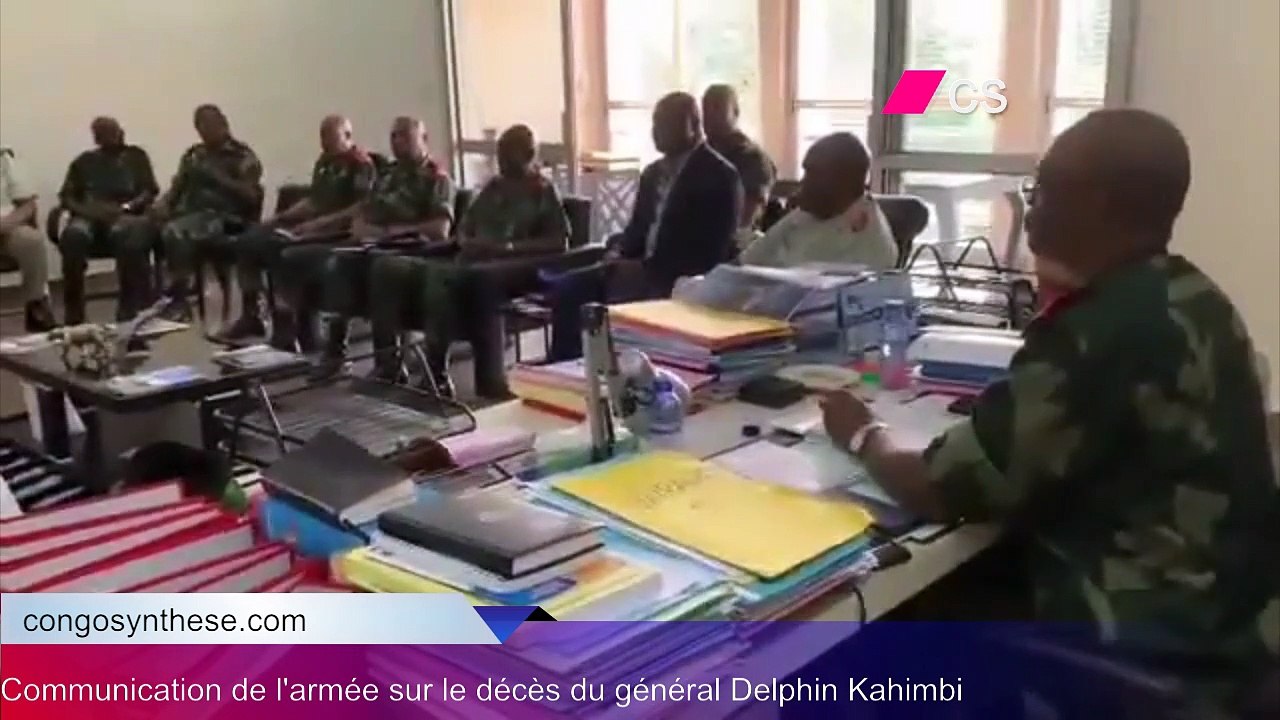 Communication de l'armée sur le décès du général Delphin Kahimbi