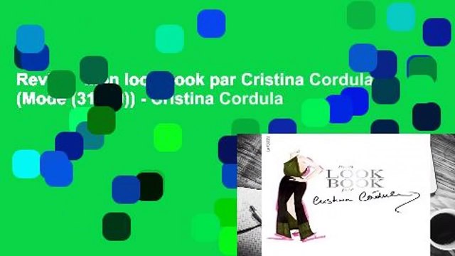 Review Mon look book par Cristina Cordula (Mode (31290)) - Cristina Cordula